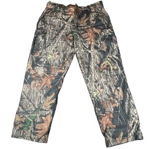 Cabela's Dry Plus Scent Lok Men’s Mossy Oak Break Up Camo Pants Sz 38 Excellent